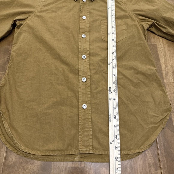 Alex Mill Bobby shirt women's small gold clay long sleeve button up career work - Picture 7 of 9